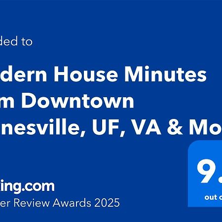 Modern House Minutes From Downtown Gainesville, Uf, Va & More! Exterior photo