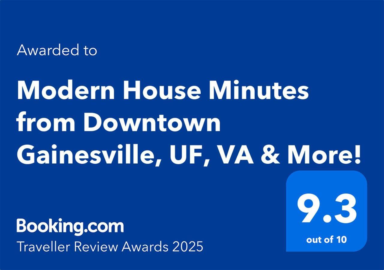 Modern House Minutes From Downtown Gainesville, Uf, Va & More! Exterior photo